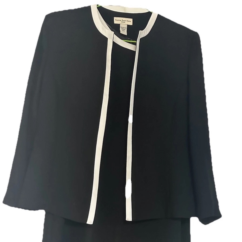 Pre-Owner Amanda Smith dress Black  zipper sleeveless Size 12